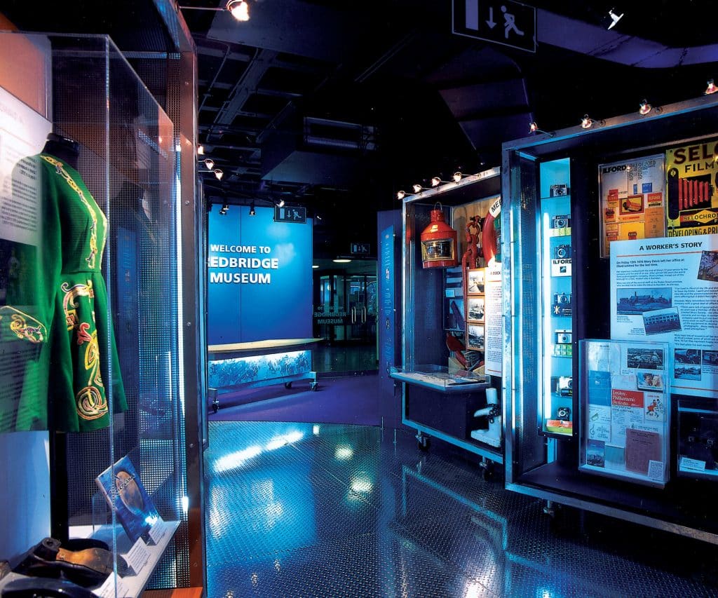 inside view of redbridge museum displays